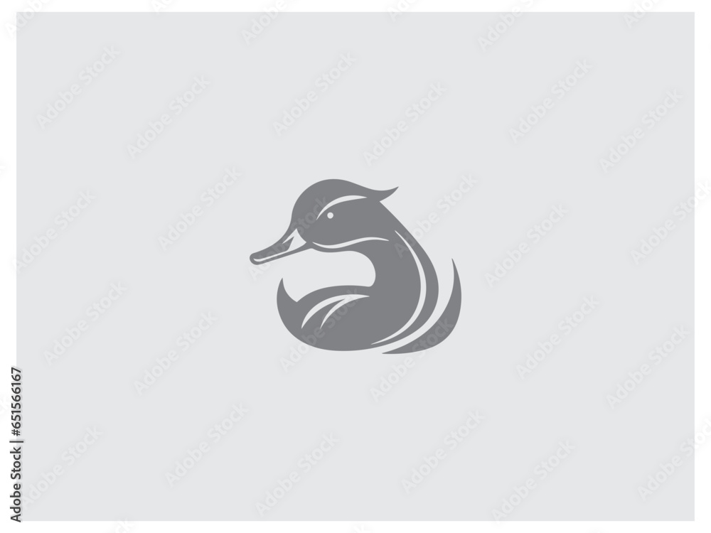 Premium duck logo design vector, vector and illustration, Premium duck logo design vector, vector and illustration,