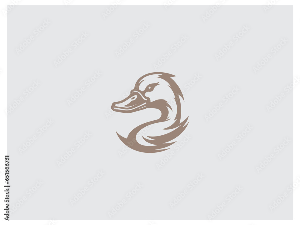 Premium duck logo design vector, vector and illustration, Premium duck logo design vector, vector and illustration,