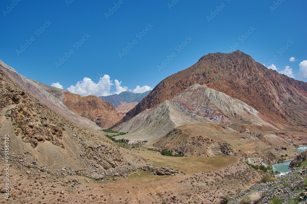 New North-South route, Kyrgyzstan.