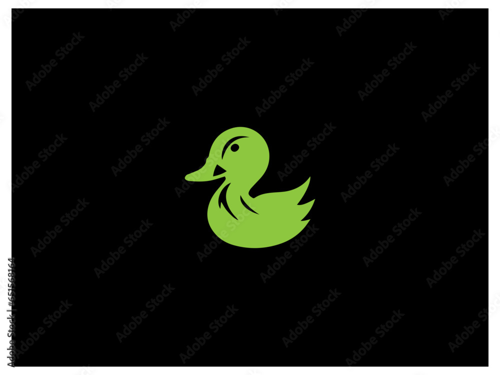 Obraz premium Premium duck logo design vector, vector and illustration,