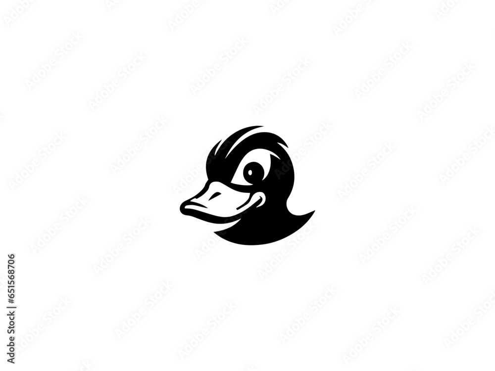 Premium duck logo design vector, vector and illustration,