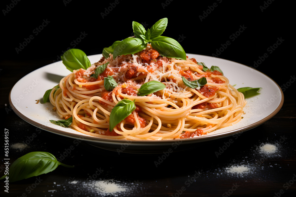 pasta with tomato sauce
