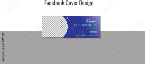 Facebook cover for  travel and turism post or instagram post design