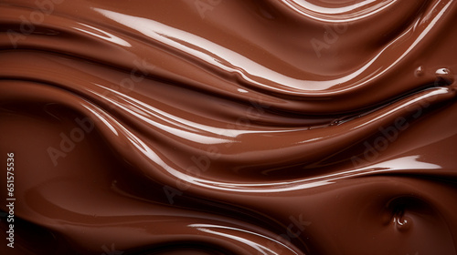 溶けたチョコレートのテクスチャ背景素材