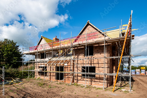 Houses under construction UK