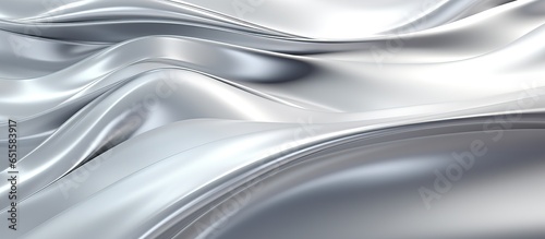 Shiny silver with backlit wavy background texture
