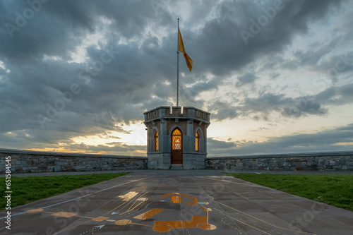 La citadelle de Namur ( IA bruit ) photo