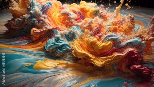 colorful swirls