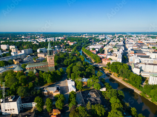 Photography Turku, City In Finland.