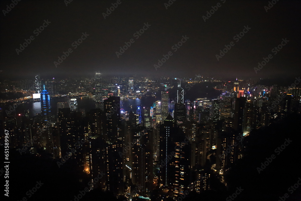 Hong Kong Island, Hong kong - September 17, 2023: Scenery of Hong Kong Island, Hong kong - September 17, 2023: Scenery of