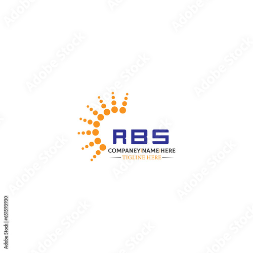 RBS letter logo design in 3 style. RBS polygon, circle, triangle, hexagon, flat and simple style with black and white color variation letter logo set in one artboard RBS logo, RBS.