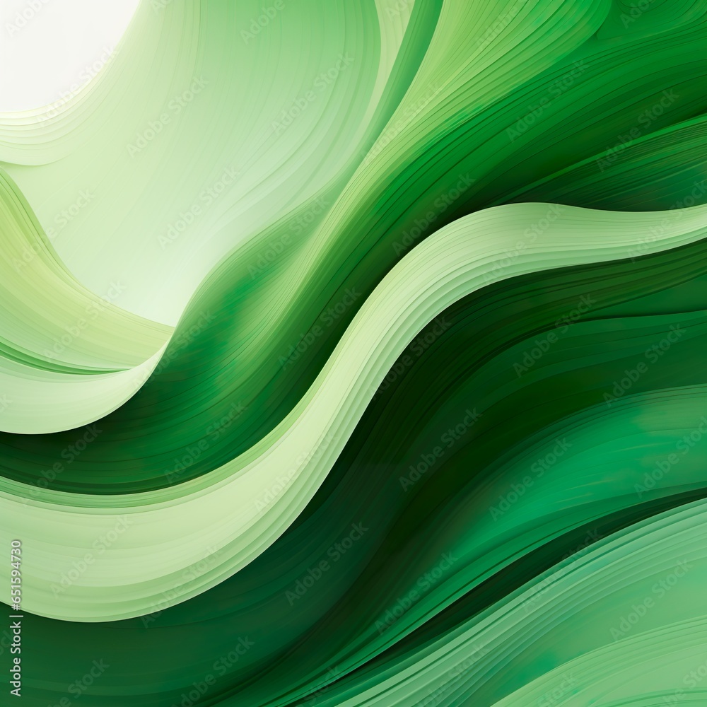 Fototapeta premium Abstract organic green lines as wallpaper background graphics designs