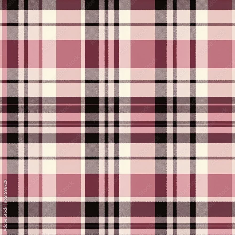 Tartan seamless pattern background in pink. Check plaid textured graphic design. Checkered fabric modern fashion print. New Classics: Menswear Inspired concept. Tartan seamless pattern background in pink. Check plaid textured graphic design. Checkered fabric modern fashion print. New Classics: Menswear Inspired concept.
