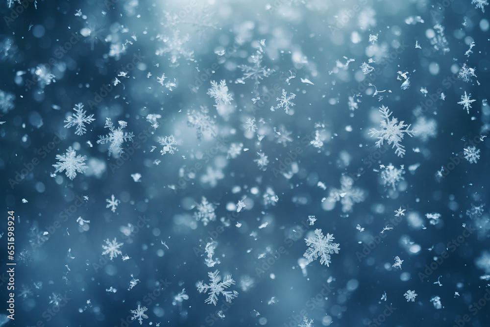 Obraz premium blue christmas background