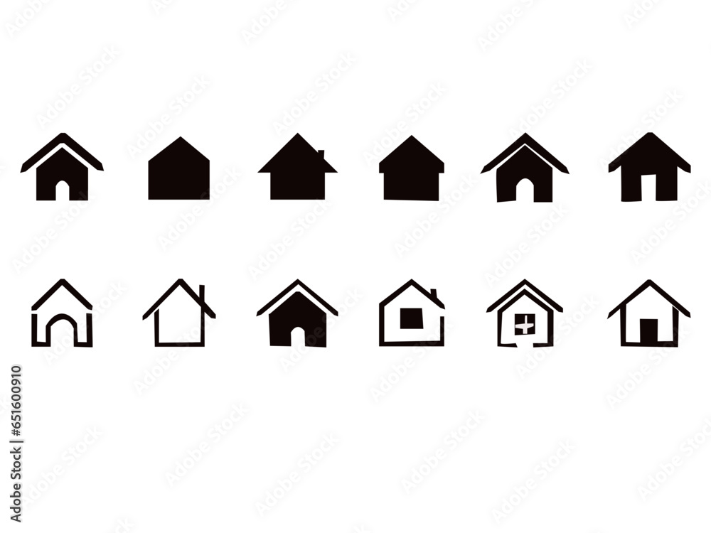 home icon house icon design 