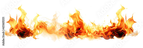 isolated image of flames ready for use. 