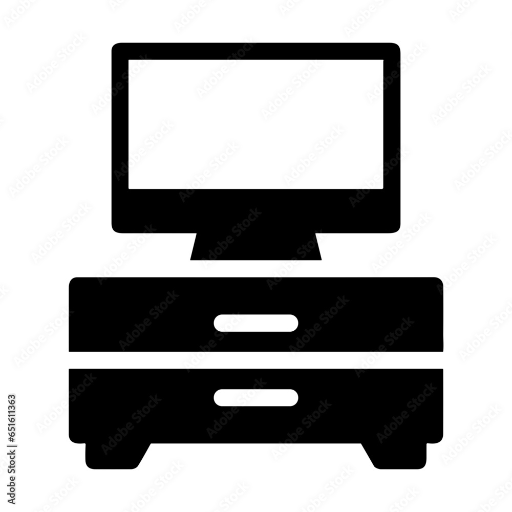 Computer technology icon symbol vector image. Illustration of the dekstop monitor display design image Computer technology icon symbol vector image. Illustration of the dekstop monitor display design image