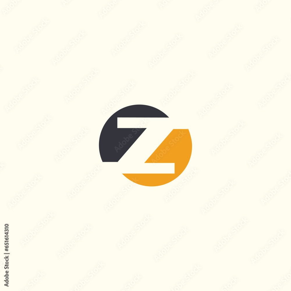 Letter z logo design element vector with modern concept