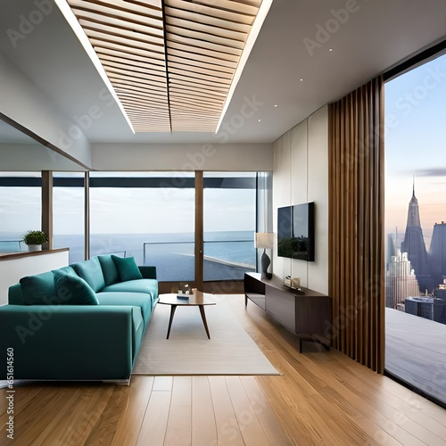 modern interior design of bedroom living room © Anns