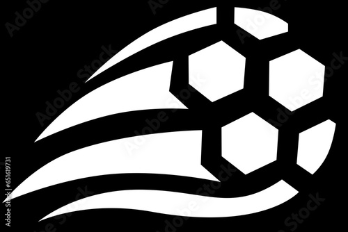 Soccer logo abstract emblem icon