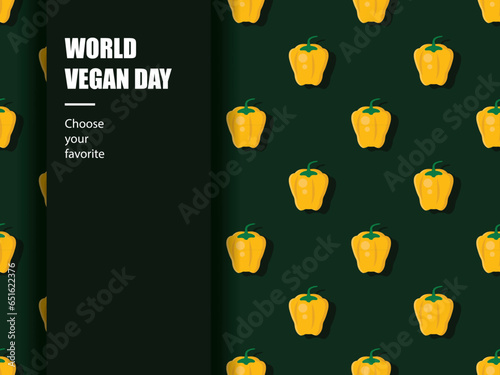 world vegan day health vegetable diet green vitamin vector ingredient food november market herbal