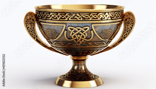 Triumphant Success: Golden Achievement and Trophy for Winning the Competition. Gleaming gold trophy showcases achievement, success, and victorious triumph.