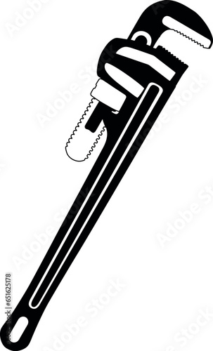 Pipe Wrench SVG ,CutFile for Cricut and Silhouette, EPS Vector, PNG , JPEG , Zip Folder
 photo