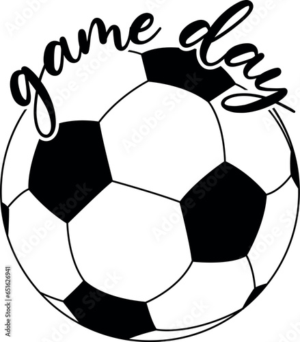 Soccer Football Game Day SVG ,CutFile for Cricut and Silhouette, EPS Vector, PNG , JPEG , Zip Folder
