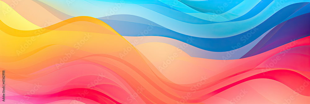 abstract colourful banner