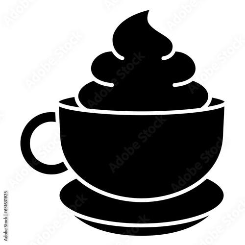 coffee with whipped cream