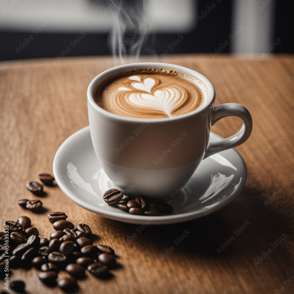 Obraz premium Coffe, Generative AI illustrations