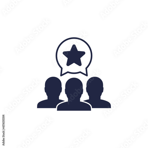 employee experience icon on white