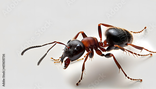  Isolated Ant on White Background