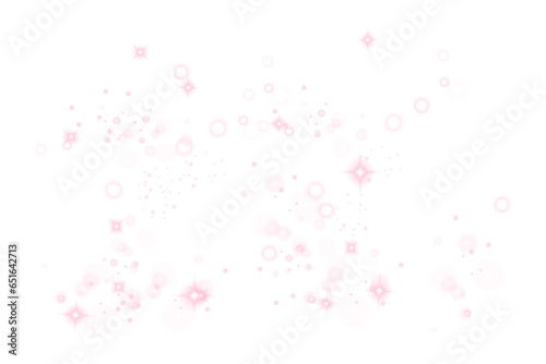 pink shiny stars