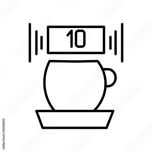 scoop line icon