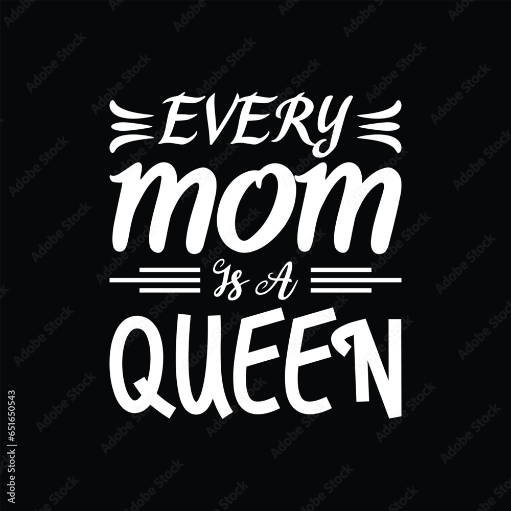 Obraz premium Mom new T shirt design.
