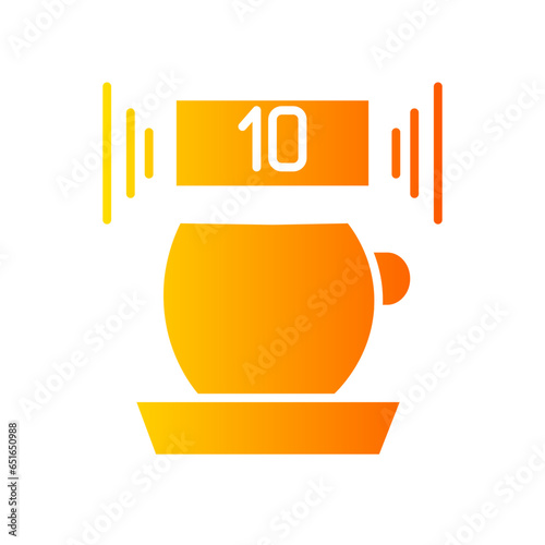 scoop gradient icon