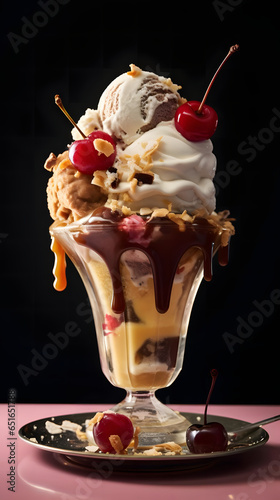 flavorful ice cream sundae selight
