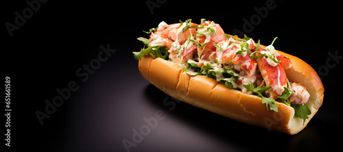 Lobster Roll with Space for Copy