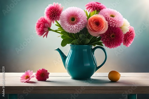 bouquet of flowers in a vase © Sofia Saif