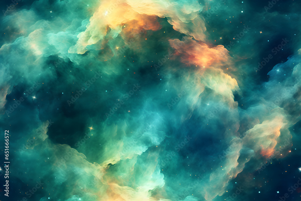Spacecraft captured nebula cosmic space wallpaper