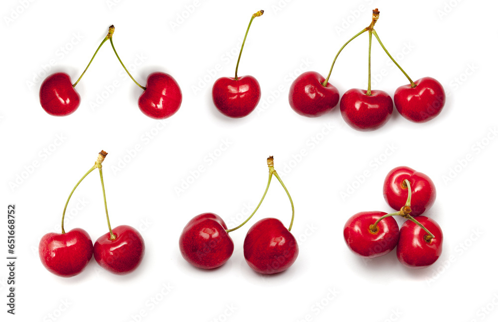 Set of sweet cherry Set of sweet cherry