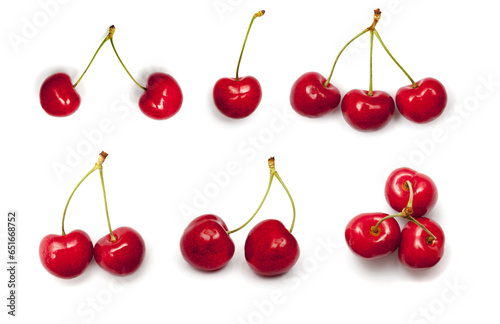 Set of sweet cherry
