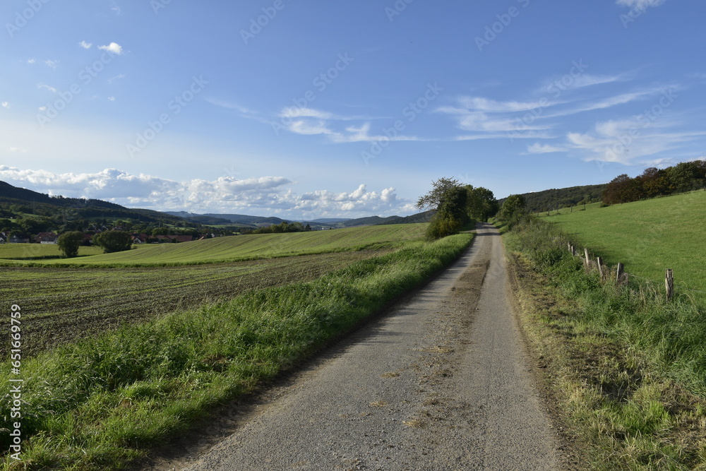 Natur und Weg zwischen Alfeld und Einbeck