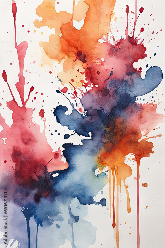red and blue splashes red and blue splashes
