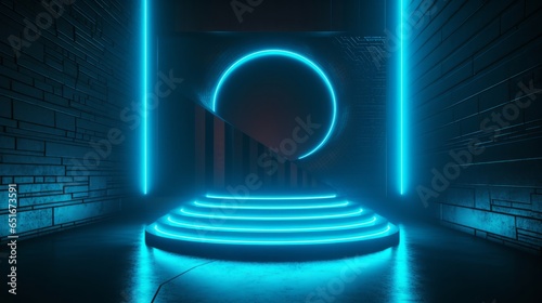 Digital Illumination: Exploring the Dynamic World of Glowing Vector Art in Motio, generative AI