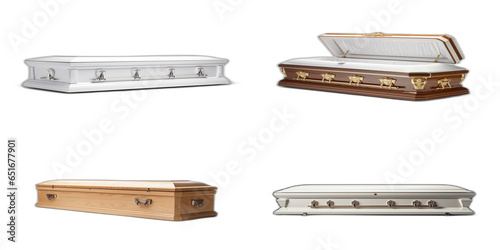 Halloween Coffin, Frontal Shot, Many different designs, Design Selection PNG file, transparent background, isolated objects