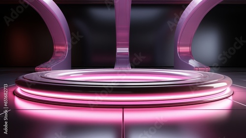 Vibrant Spectrum: Innovating the World of Fashion Illustration, Love Symbolism, and Artistic Vision with Pink, Purple, and Violet, generative AI