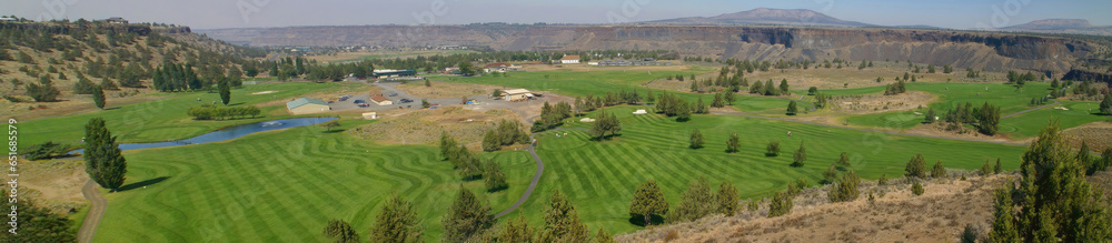 Panorama, golf course