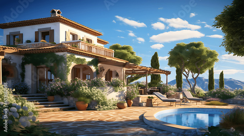 mediteranian house concept classic style